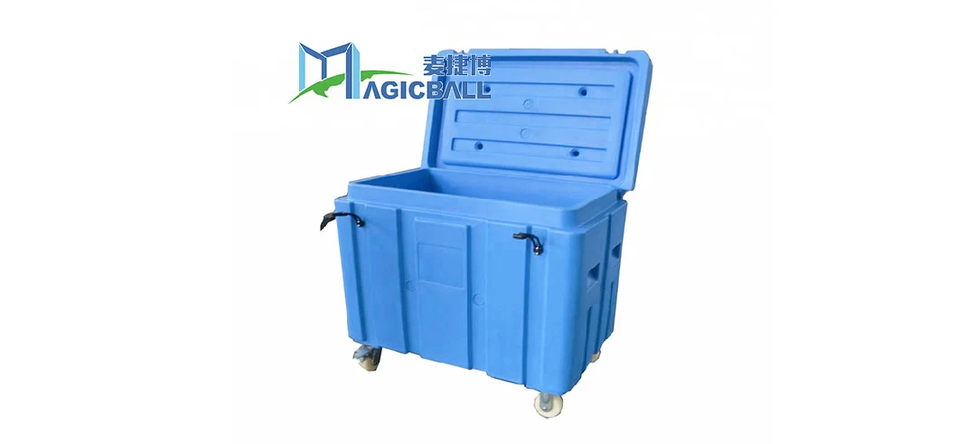 Magicball Square Cooler Box/Plastic Storage Box for Food Dry Ice Preservation Container
