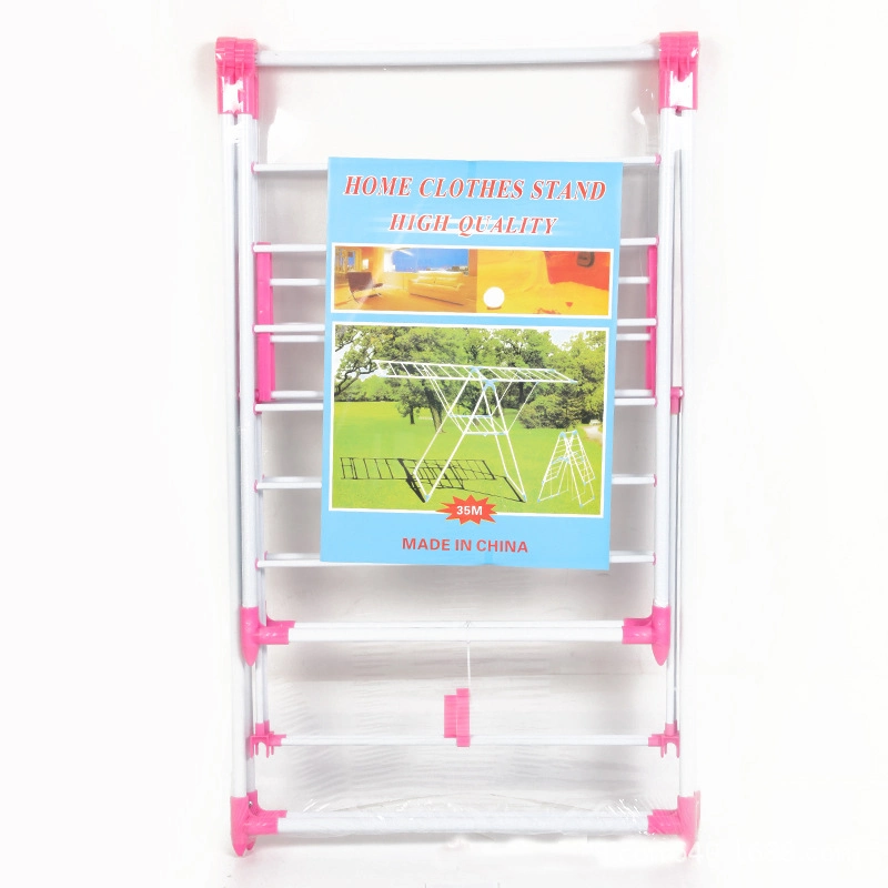 Standing Type Folding Clothes Hanger Butterfly - Shaped Iron Multifunction Laundry Drying Rack