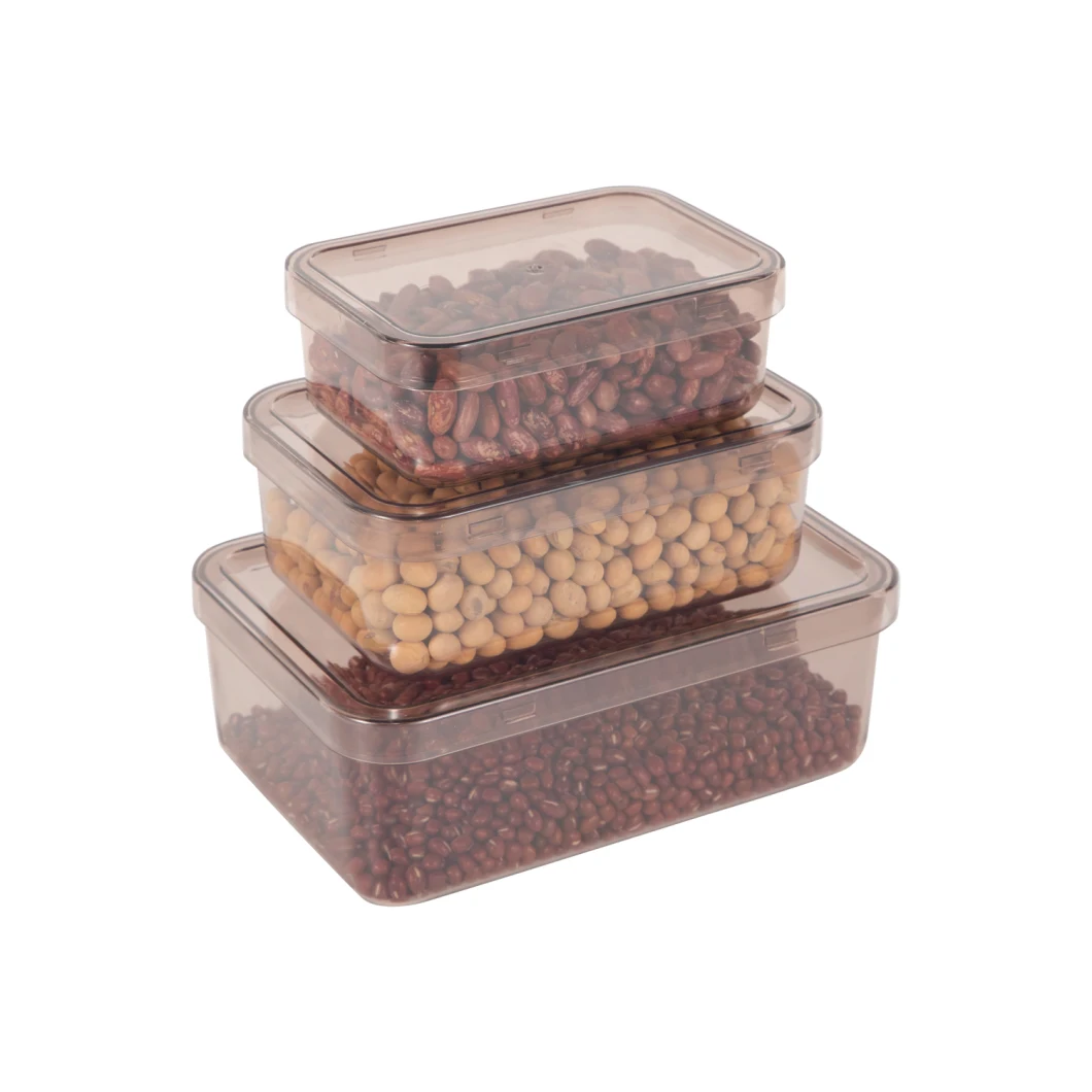 Acrylic Food Grade Plastic Preservation Box Fruit Food Packaging Box