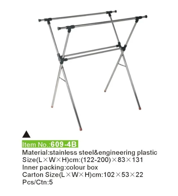 Stainless Steel-Airfoil Folding Laundry Rack, Drying Rack, Hanger Dryer (WS-2205)