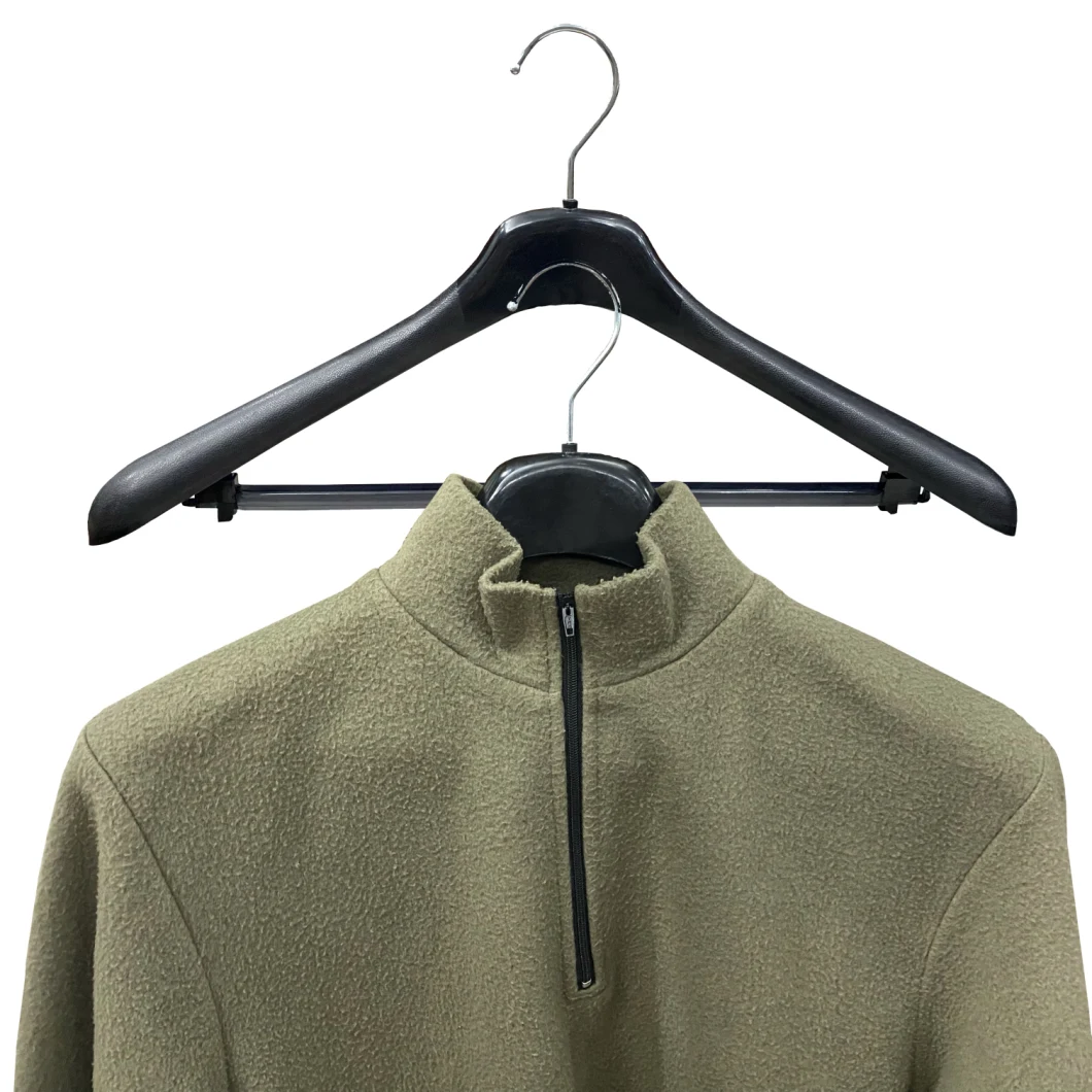 Clothes Hanger Non Slip Plastic Hanger Suit and Jacket Hanger with Metal Hook