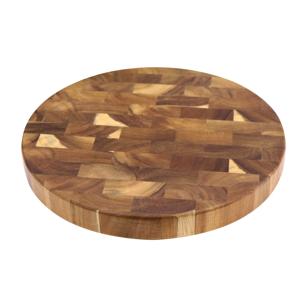 Custom Food End Grain Grade Large Kitchen Thick Solid Acacia Wood Chopping Board Wooden Cutting Board