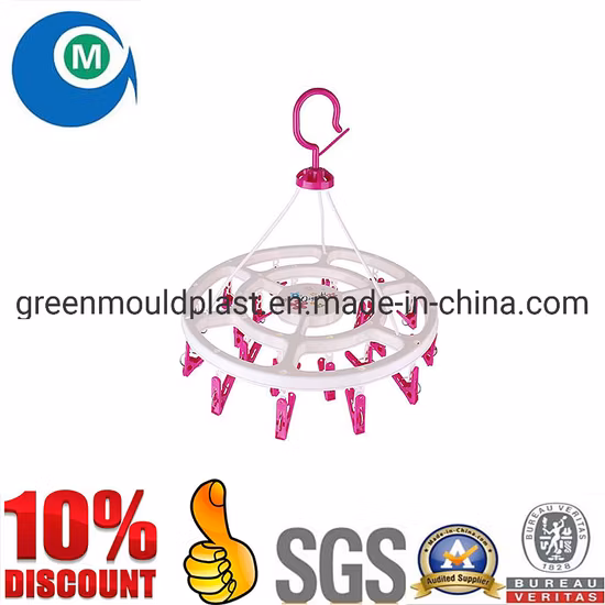 OEM Plastic Multi-Functional Clip Drying Rack Hanger Injection Mold