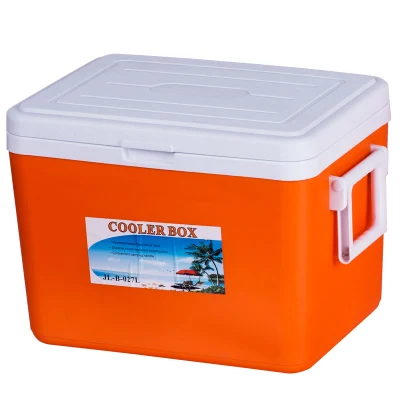 Car Cooler Box Heat Preservation Food Box Handle Portable Cooler Box
