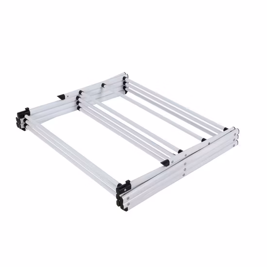 Balcony Aluminium Folding Clothes Dryer Hanger Stand Laundry Clothes Drying Rack for Laundry