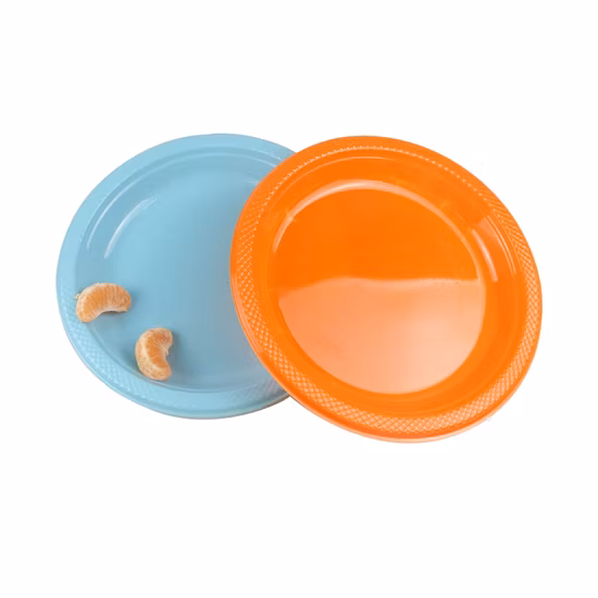 6 7 8 9 10 Inch Wholesale Solid Color Disposable PS Plastic Dinner Party Plate
