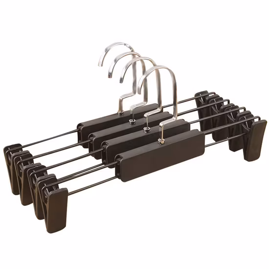 Wholesale Plastic Pants Clothes Hanger with Crossbar for Baby Children