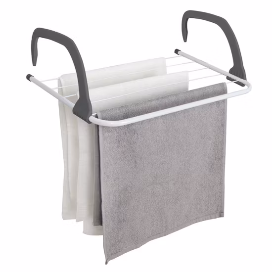 Folding Dryer Cloth Hanger Stand Foldable Electric Heated Clothes Drying Rack for Laundry Balcony Aluminium Portable