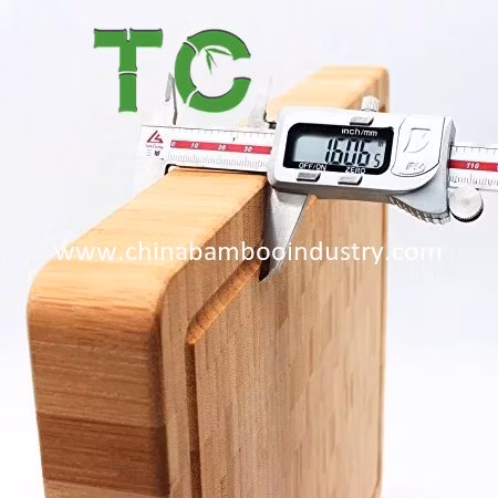 Large End Grain Bamboo Cutting Board Butcher Block Chopping Board Meats Bread Fruits Carving Board Reversible Thick Chopping Board